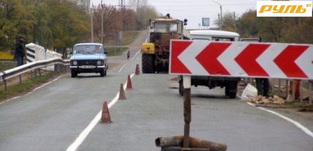 Два с половиной месяца не будет ходить транспорт по мосту через Свислочь на улице Первомайской