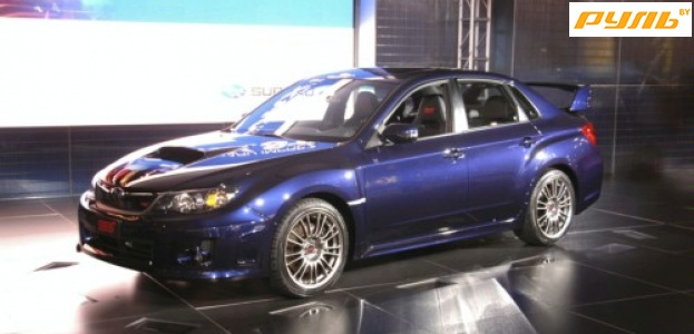 Subaru WRX STI вылезла из-под одеяла