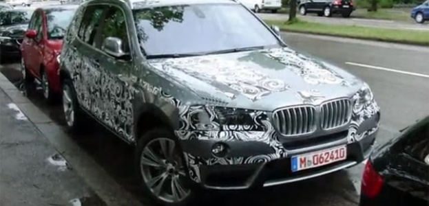 Первое видео нового BMW X3 почти без камуфляжа