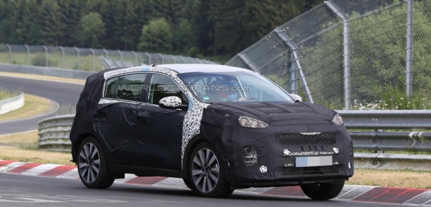 Kia Sportage тестируют в Нюрбургринге