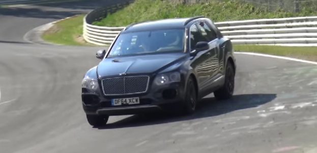 Bentley Bentayga был замечен в Нюрбургринге