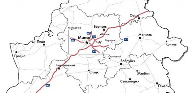 В Сети появилась карта платных дорог в Беларуси
