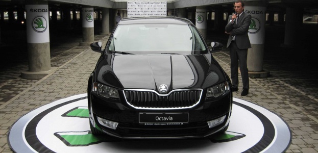 Презентация новой Skoda Оctavia в неформальной обстановке