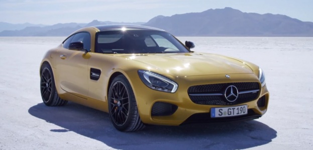 Видеоролик о Mercedes-Benz AMG GT на Bonneville Salt Flats