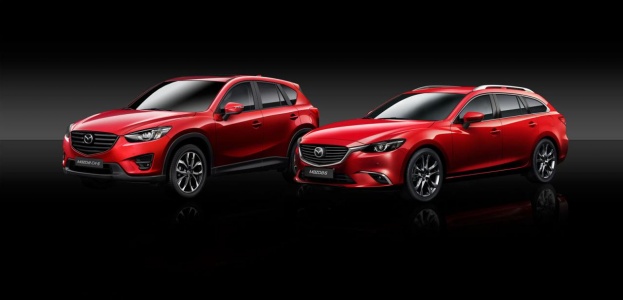 Mazda CX-5 и Mazda 6 2015 для мотор-шоу в Женеве