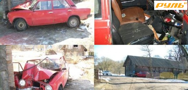 Пьяные студенты "въехали" в нежилой дом