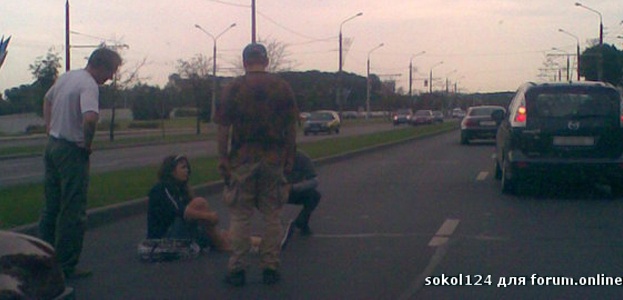 ДТП на проспекте Победителей в Минске с участием пешехода