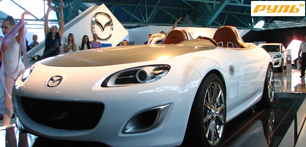 Глаз гостей «Моторшоу» порадовал  родстер Mazda MX-5 Superlight