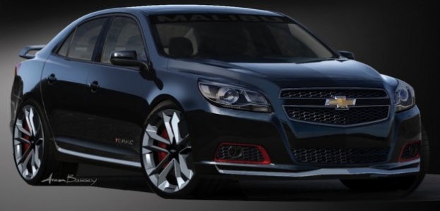 Chevrolet Malibu Turbo Performance Concept на предварительном показе SEMA