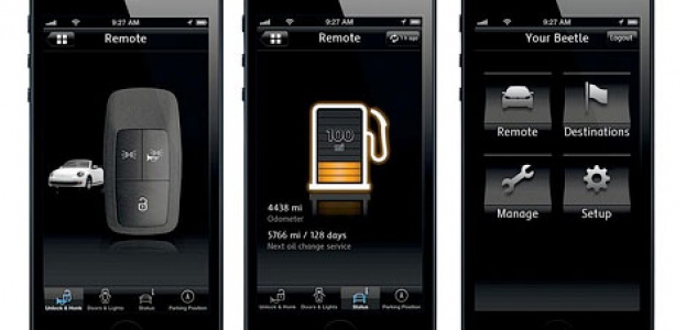 Volkswagen благодаря Car-Net  и смартфона упростит «общение» водителя со своим авто