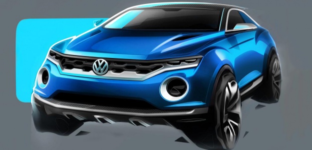 Volkswagen T-ROC из разряда кроссоверов покажут в Женеве (фото)