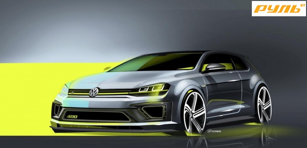 Volkswagen Golf R 400 на мотор-шоу в Пекине