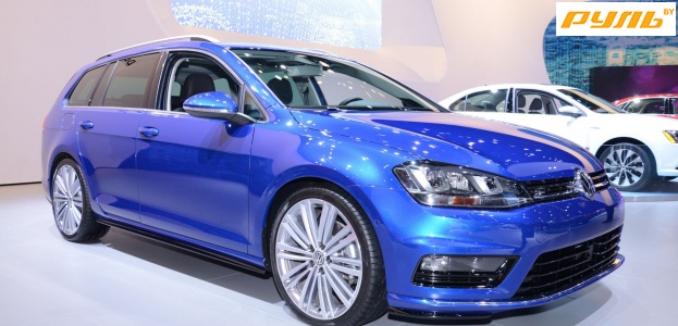 Volkswagen Golf Sportwagen на мотор-шоу в Нью-Йорке 2014