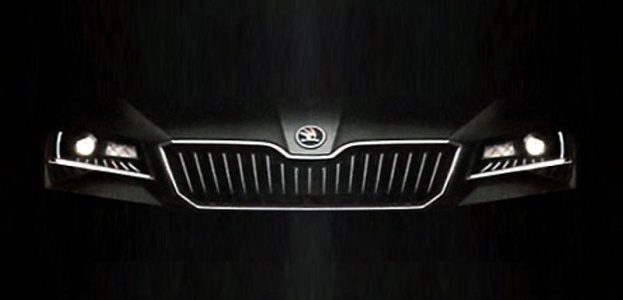 Выпущены два новых тизер-снимка Skoda Superb 2016