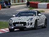 Jaguar F-Type Coupe попал в затворы шпионских фотокамер во время тестирования на Нюрбургринге.