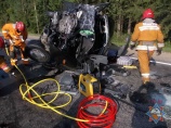 В Оршанском р-не столкнулись российский и украинский автомобиль, 8 человек погибло (фото видео)